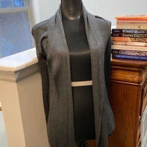 EXPRESS Beautiful condition open faces grey cardigan